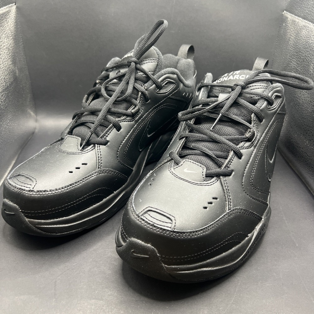 Nike Air Monarch IV Mens 13 4E Extra Wide Black Walking Shoes 416355-001